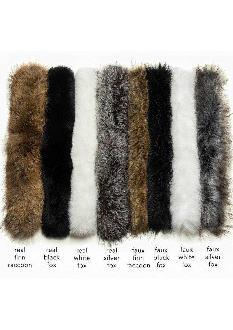 Skea Limited Faux Black Fox Fur Border