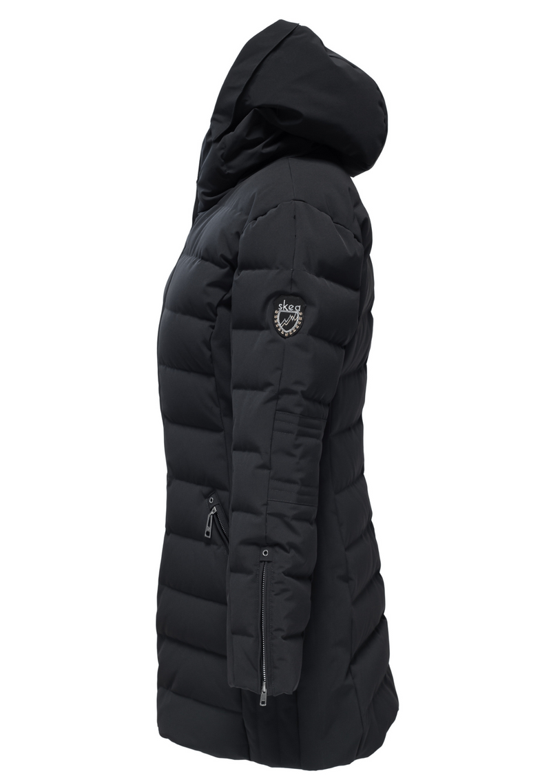 ski jackets, ski pants, luxury skiwear, ski apparel, ski fashion, fur ski apparel, fur trim, Annabelle Coat - Outlet, Skea Limited, Skea Limited - Skea Limited